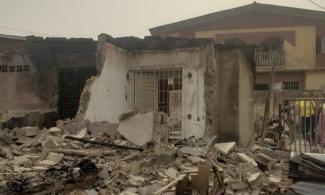 4-year-old Girl Lands In Lagos Hospital As Fire Destroys 14-room Building, Renders 11 Families Homeless