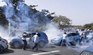 Police Fire Teargas Canisters At Protesters After Senegalese President Postponed Election