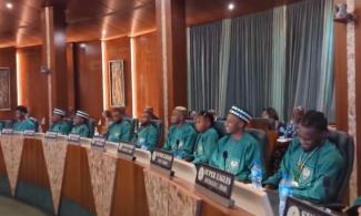 AFCON 2023: President Tinubu Hosts Super Eagles In Aso Rock, Confers MON National Honour On Players