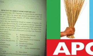 EXCLUSIVE: APC Party In Leaked Memo Asks Nigerian Police To Arrest 16 Notable Persons In Kano 'Immediately Supreme Court Declares Gawuna As Governor' 