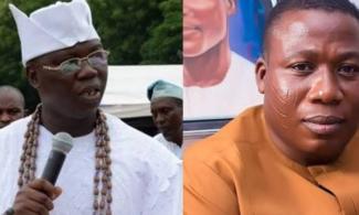 Sunday Igboho Announces Rift With Gani Adams Has Been Resolved By Yoruba Monarchs, Begs Opposing Factions To Stop Wrangling