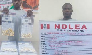India-bound Nigerian With Liberian Passport Arrested At Lagos Airport; Vomits, Excretes 80 Wraps Of Ingested Cocaine