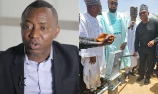 Sowore Knocks Peter Obi For Inaugurating ‘Pepper-grinding Machine’ To Pump Water For Nigerians, Says Ex-Anambra Gov, Tinubu, Atiku, Kwankwaso Should Be In Jail, Not On Ballots