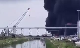 BREAKING: Fire Outbreak Reported At Dangote Refinery In Lagos 