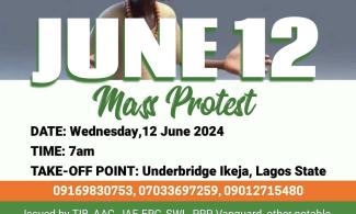 BREAKING: Nigerian Civil Movements, Groups Unveil Locations, Time For #WeAreHungry June 12 Mass Protest Against Tinubu Government 