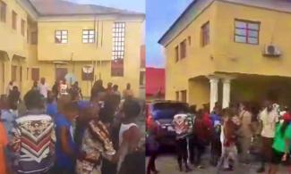 Confusion In Port Harcourt As Protesting Youths Chase Out Local Council Chairmen, Occupy Secretariats 