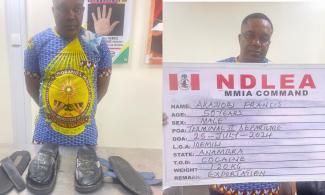 Nigerian 'Businessman' Caught With Cocaine In Sandals At Lagos Airport, En Route To Spain