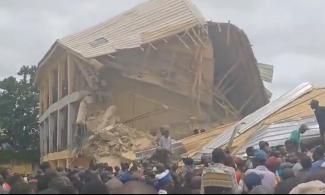 BREAKING: School Collapses On Students Taking Examination In Nigeria’s Plateau State
