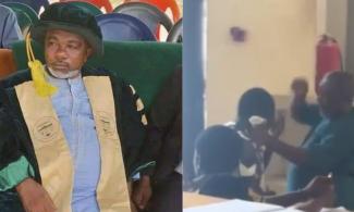 Video Shows Nigeria’s Benue State University Lecturer Physically Assaulting Student Who ‘Accidentally Entered His Class’