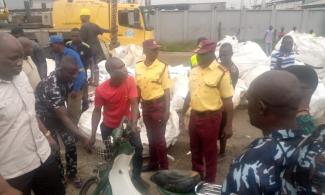 Female Motorbike Rider Killed in Lagos Accident, Body Recovered From Under Container Truck