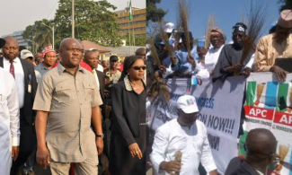 FLASHBACK: How Tinubu, Wike, Other Nigerian Political Leaders Led Protests In The Past Without Being Shot Or Teargassed
