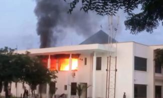 Fire Guts Katsina State Government House