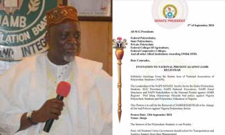 Nigerian Polytechnic Students Plan Mass Protest Against JAMB Registrar Oloyede, Demand Removal Over NYSC Stalemate