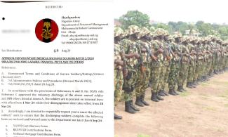 BREAKING: Another 196 Nigerian Soldiers Tender Resignation Letters To Army Chief Lagbaja Over Corruption, Low Morale, Others