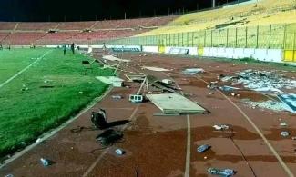 Ghana Risks Heavy CAF Sanctions As Fans Invade, Vandalise Stadium After Black Stars’ Loss To Angola