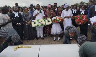 Tears As Former Lagos Chairman Of Nigerian Bar Association, Ogunlana Is Buried In Lagos