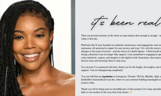 US Actress Gabrielle Union Announces Her Exit From X After Platform Returned 'Volatile Figures' 