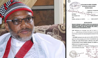 IPOB Leader, Nnamdi Kanu Asks Court For Extension Of Time To Appeal 2021 Ruling That Ordered His Detention