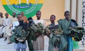 Nigerian Police Arrest Four Suspects Supplying Military Uniforms To Bandits In Katsina 