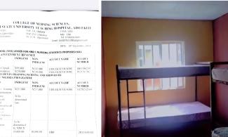 Ekiti Nursing College Under Fire For Charging N1Million For Substandard Room Accommodation For Four Students