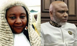 Nnamdi Kanu Blasts Justice Binta Nyako In Court: You Stand Recused; You Are Very Biased And It's Shameful To Insist On Hearing My Case