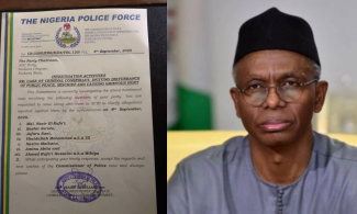 BREAKING: Kaduna Police Summon Ex-Governor El-Rufai, 7 Other ADC Leaders For Questioning