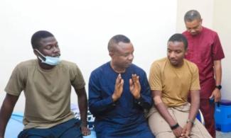 Nigerian Air Chief Visits Pilots Who Safely Ejected During Niger State Jet Emergency, Praises Bravery