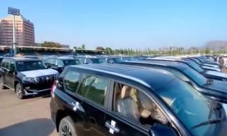 EXCLUSIVE: Tinubu Distributes New Hilux, Hummer Bus To States For 2027 Campaign Amid Soaring Insecurity