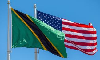 Tanzania and US Flag