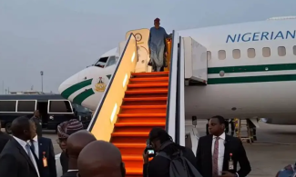 tinubu arrives nigeria