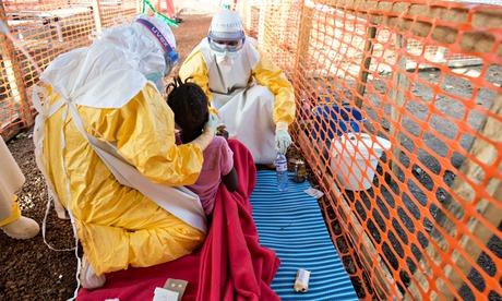 Ebola in West Africa: Patient being treated at Sierra Leone clinic