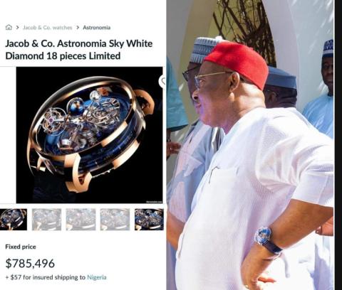 Imo Governor Hope Uzodinma Spotted With N455m Designer Wristwatch