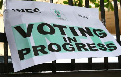INEC voting sign