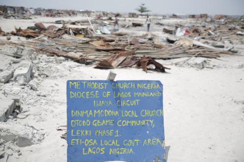 destroyed church otodo gbame