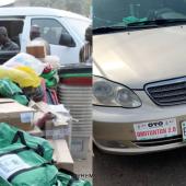 Vehicle With Governor Makinde’s Sticker Caught Carrying Sensitive Materials Ahead Of Saturday’s Oyo Elections
