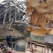Over 500 School Pupils Learn Under Fallen Roofs In Nigerian Capital, Abuja